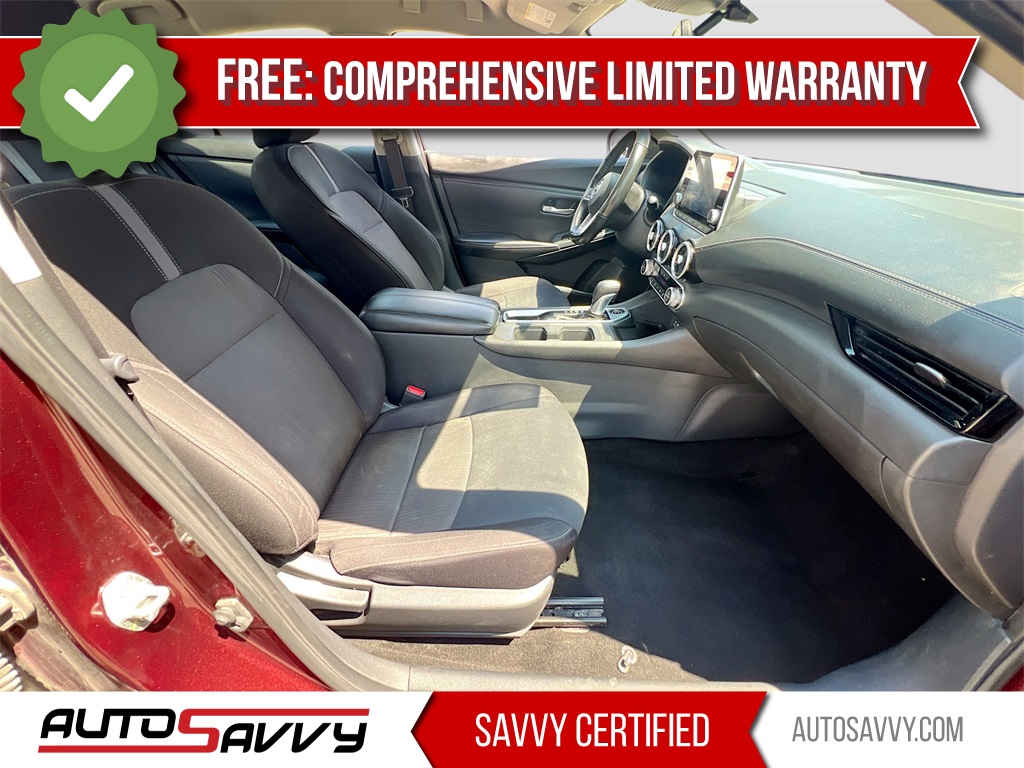 2022 Nissan Sentra SV Red at Durrett Motor Company