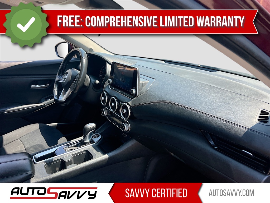 2022 Nissan Sentra SV Red at Durrett Motor Company