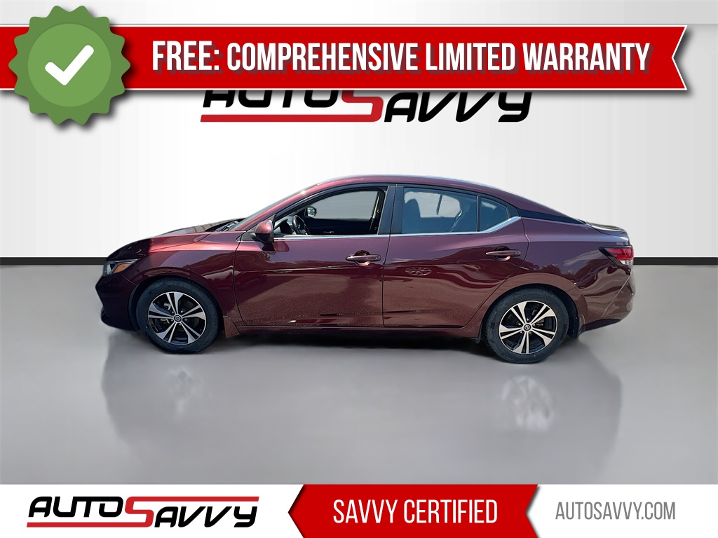 2022 Nissan Sentra SV Red at Durrett Motor Company