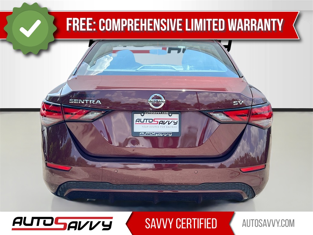 2022 Nissan Sentra SV Red at Durrett Motor Company