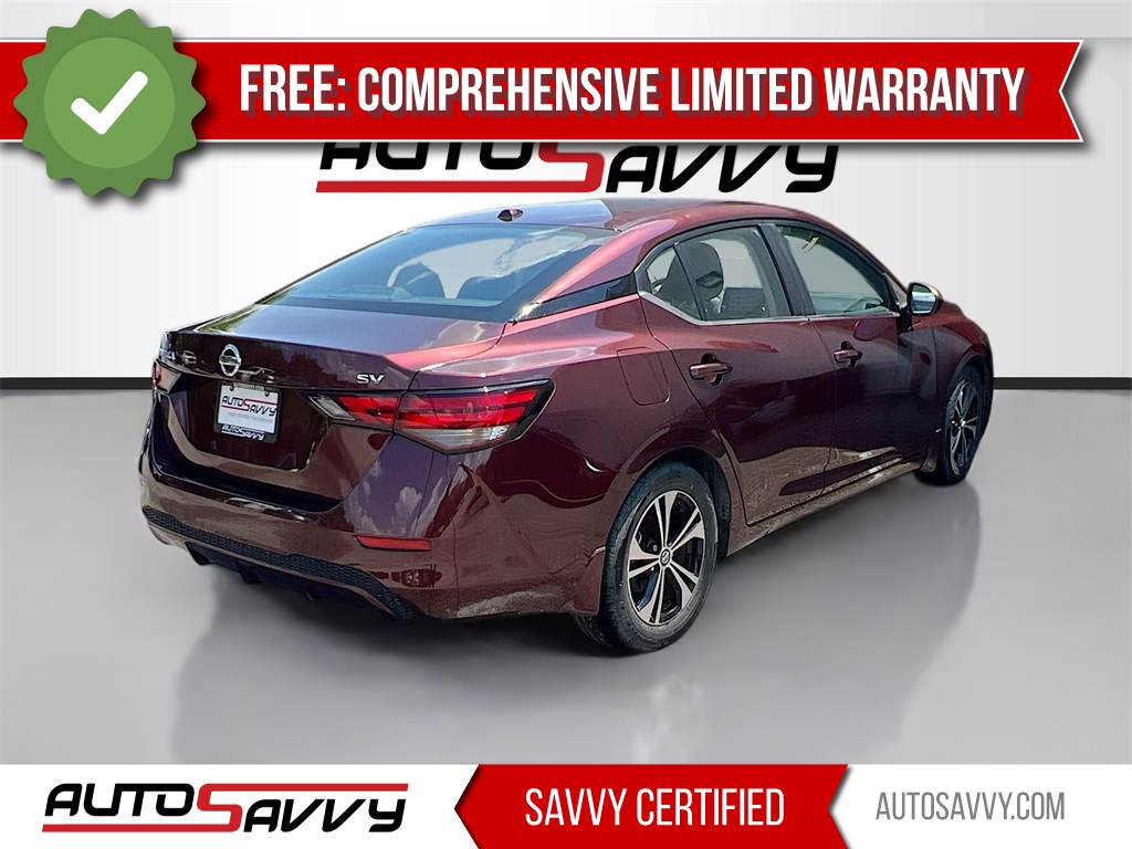 2022 Nissan Sentra SV Red at Durrett Motor Company