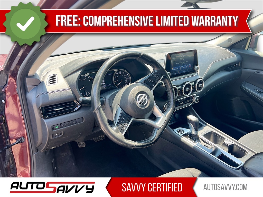 2022 Nissan Sentra SV Red at Durrett Motor Company