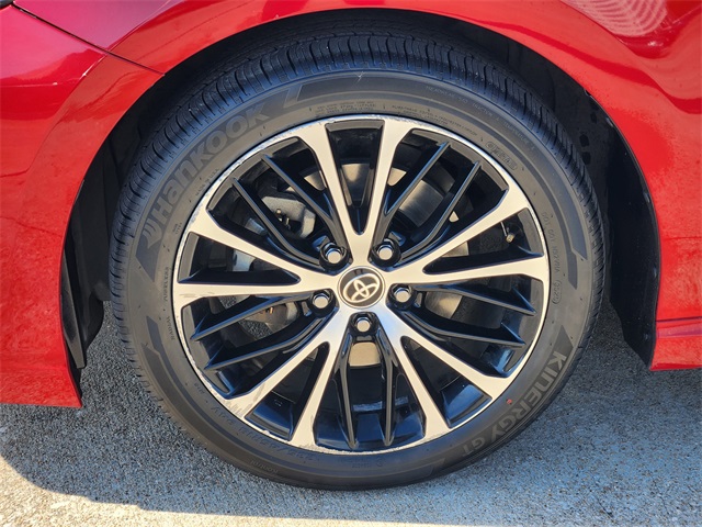 2020 Toyota Camry SE Red at DeMontrond Automotive Group