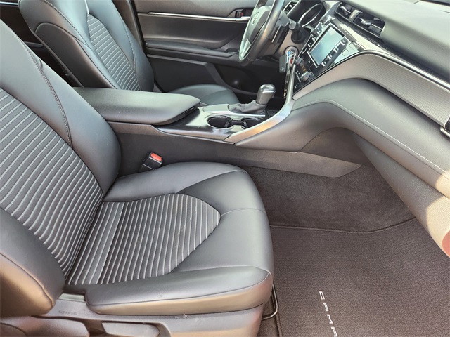 2020 Toyota Camry SE Red at DeMontrond Automotive Group