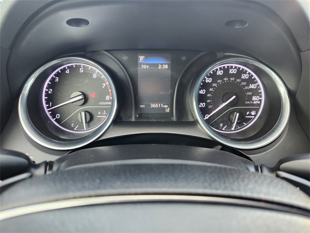 2020 Toyota Camry SE Red at DeMontrond Automotive Group