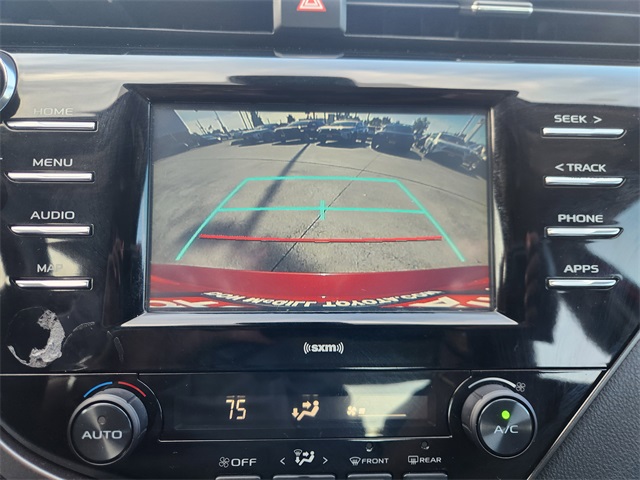 2020 Toyota Camry SE Red at DeMontrond Automotive Group