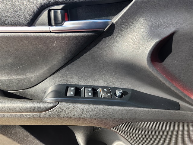 2020 Toyota Camry SE Red at DeMontrond Automotive Group