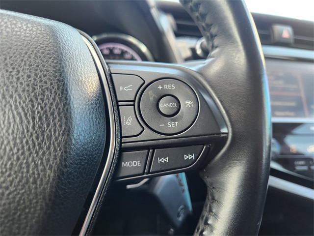 2020 Toyota Camry SE Red at DeMontrond Automotive Group