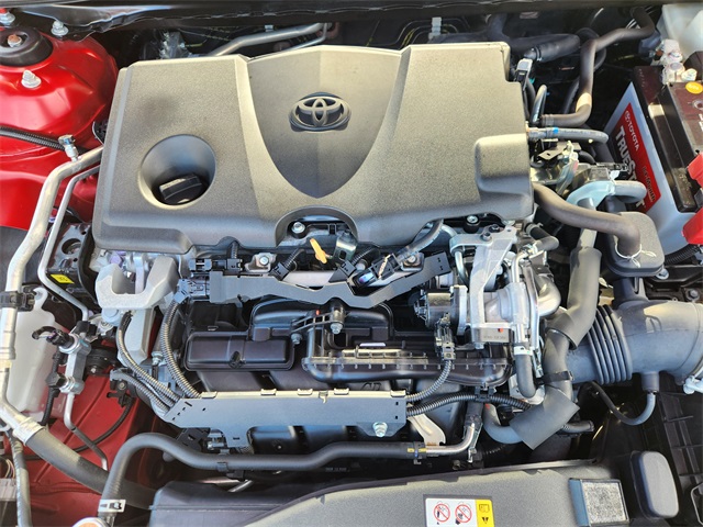 2020 Toyota Camry SE Red at DeMontrond Automotive Group