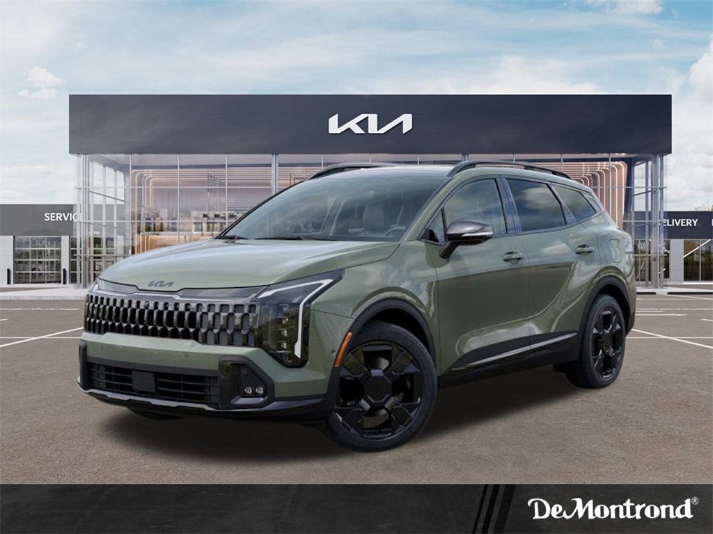 2026 Kia Sportage Plug-In Hybrid X-Line Prestige Green at DeMontrond Automotive Group