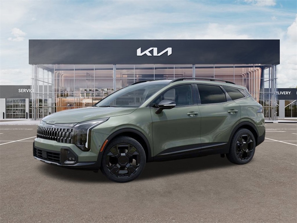 2026 Kia Sportage Plug-In Hybrid X-Line Prestige Green at DeMontrond Automotive Group