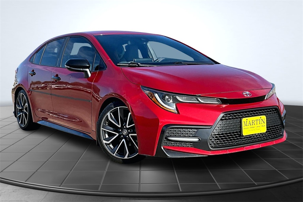 2021 Toyota Corolla SE Red at Emmons Autoplex
