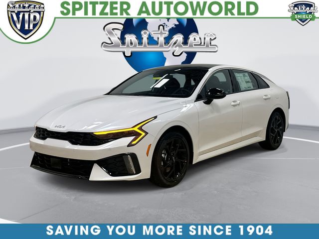 Snow White Pearl 2026 Kia K5 Sedan Front-Wheel Drive 8-Speed Automatic
