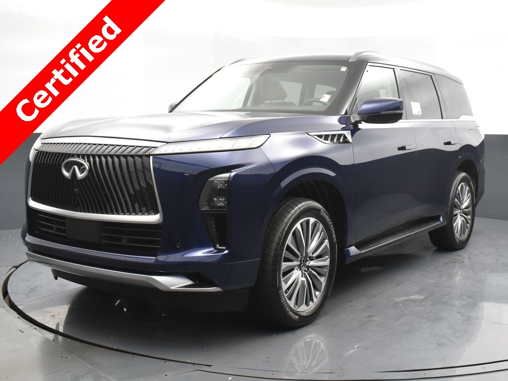 Certified 2025 INFINITI QX80 LUXE with VIN JN8AZ3BBXS9402458 for sale in Kansas City