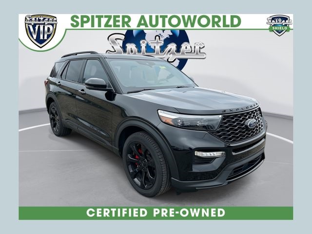 Agate Black Metallic 2022 Ford Explorer ST AWD SUV / Crossover All-Wheel Drive Automatic