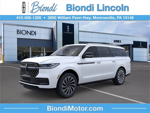 White Metallic 2025 Lincoln Navigator L Black Label 4WD SUV / Crossover Four-Wheel Drive Automatic