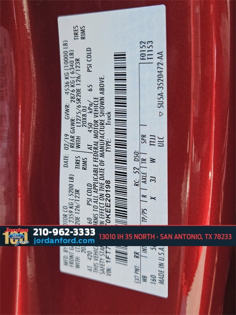 Used Car 2019 Ford F-250sd  Lariat For Sale Under $50,000 In San Antonio, Texas