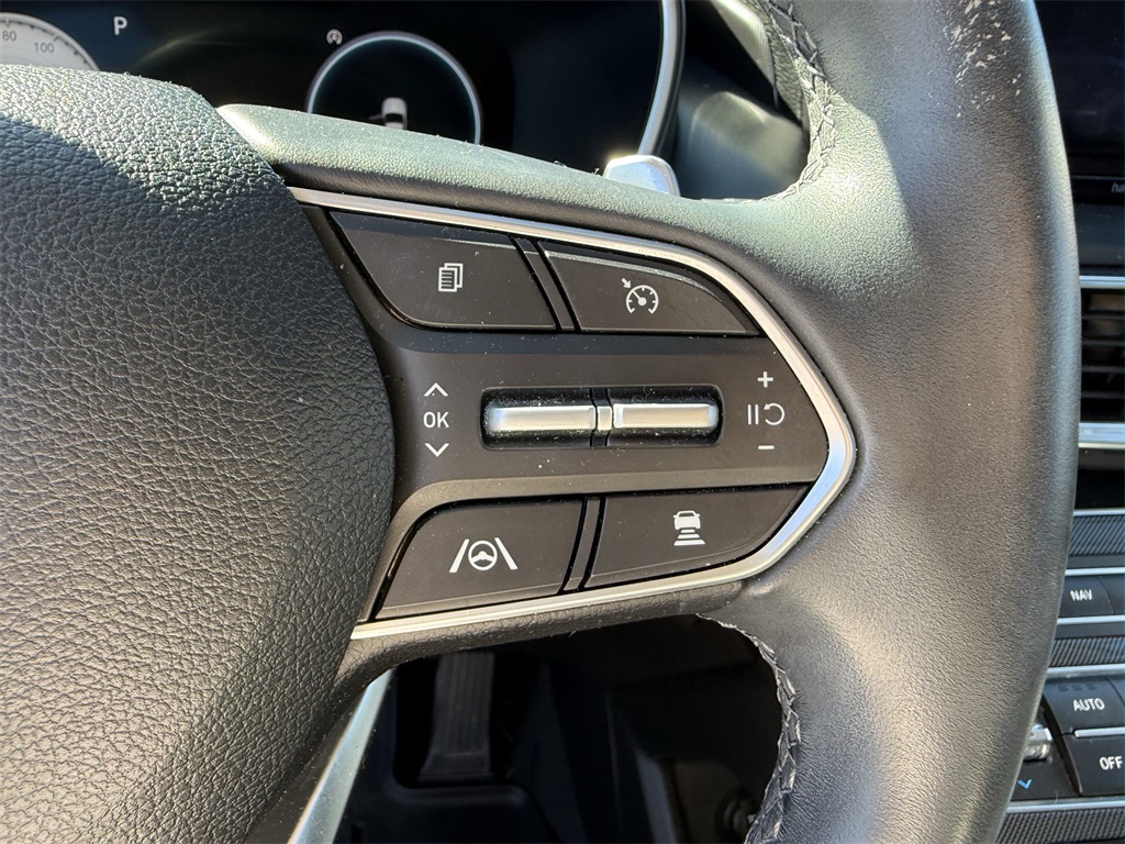 2021 Hyundai Santa Fe Limited Red at DeMontrond Gulf Freeway