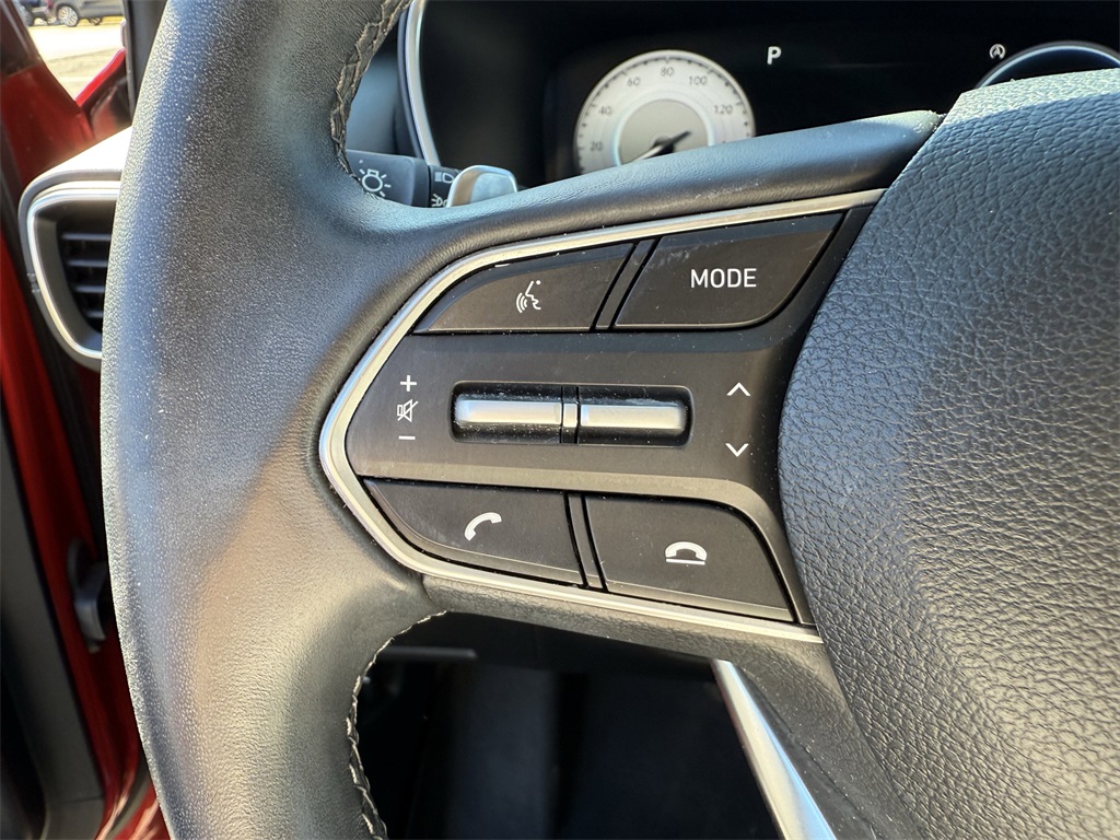 2021 Hyundai Santa Fe Limited Red at DeMontrond Gulf Freeway