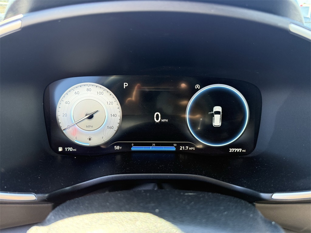 2021 Hyundai Santa Fe Limited Red at DeMontrond Gulf Freeway