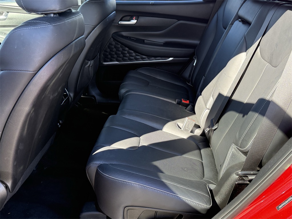 2021 Hyundai Santa Fe Limited Red at DeMontrond Gulf Freeway