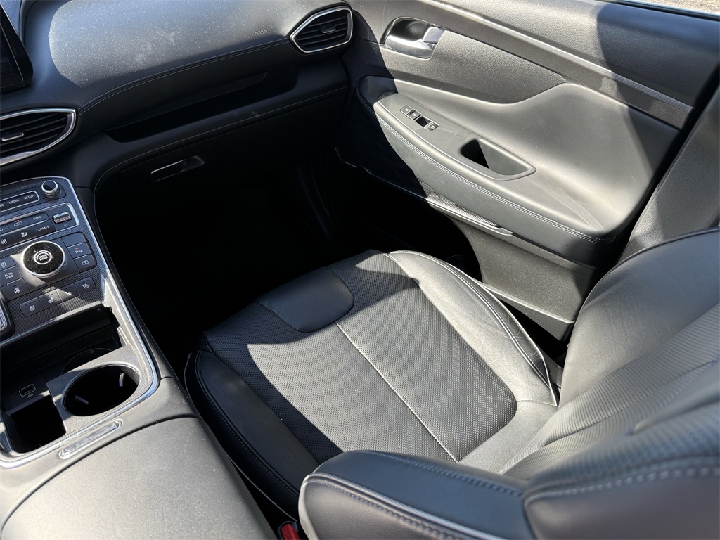 2021 Hyundai Santa Fe Limited Red at DeMontrond Gulf Freeway