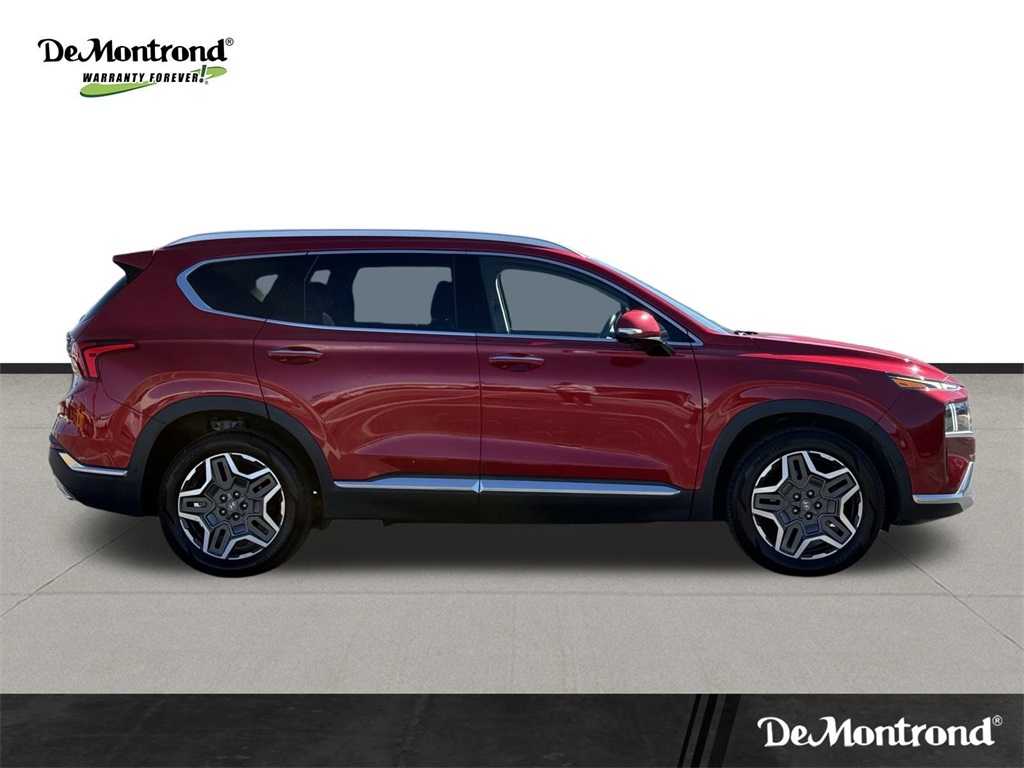 2021 Hyundai Santa Fe Limited Red at DeMontrond Gulf Freeway