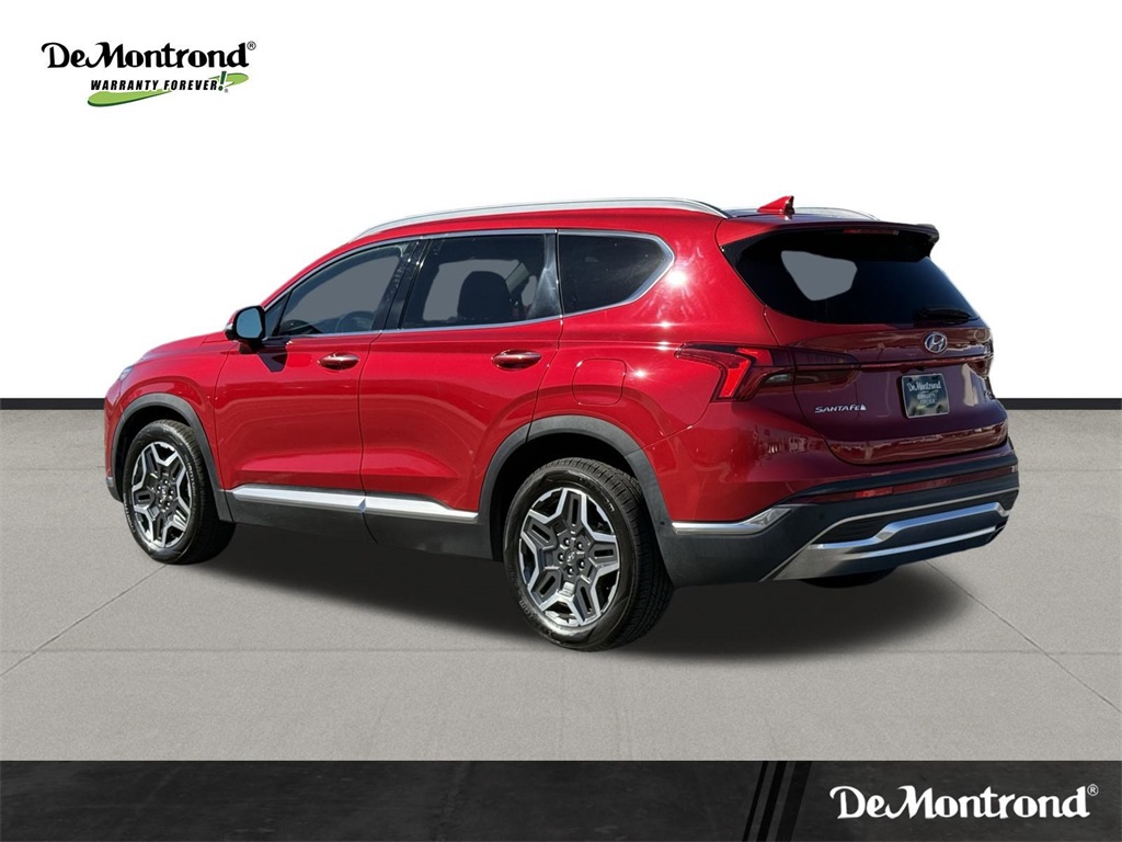 2021 Hyundai Santa Fe Limited Red at DeMontrond Gulf Freeway