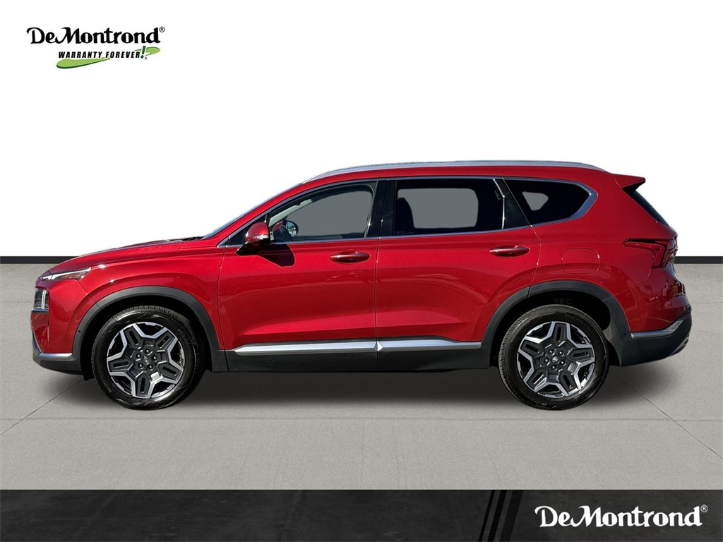 2021 Hyundai Santa Fe Limited Red at DeMontrond Gulf Freeway