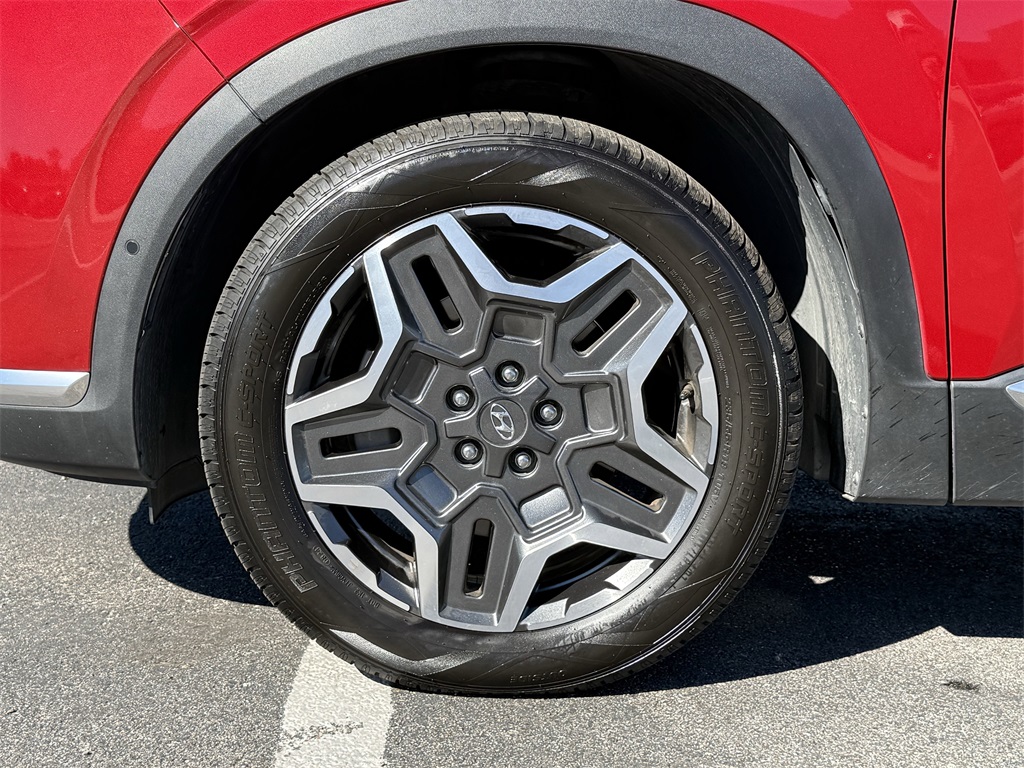2021 Hyundai Santa Fe Limited Red at DeMontrond Gulf Freeway