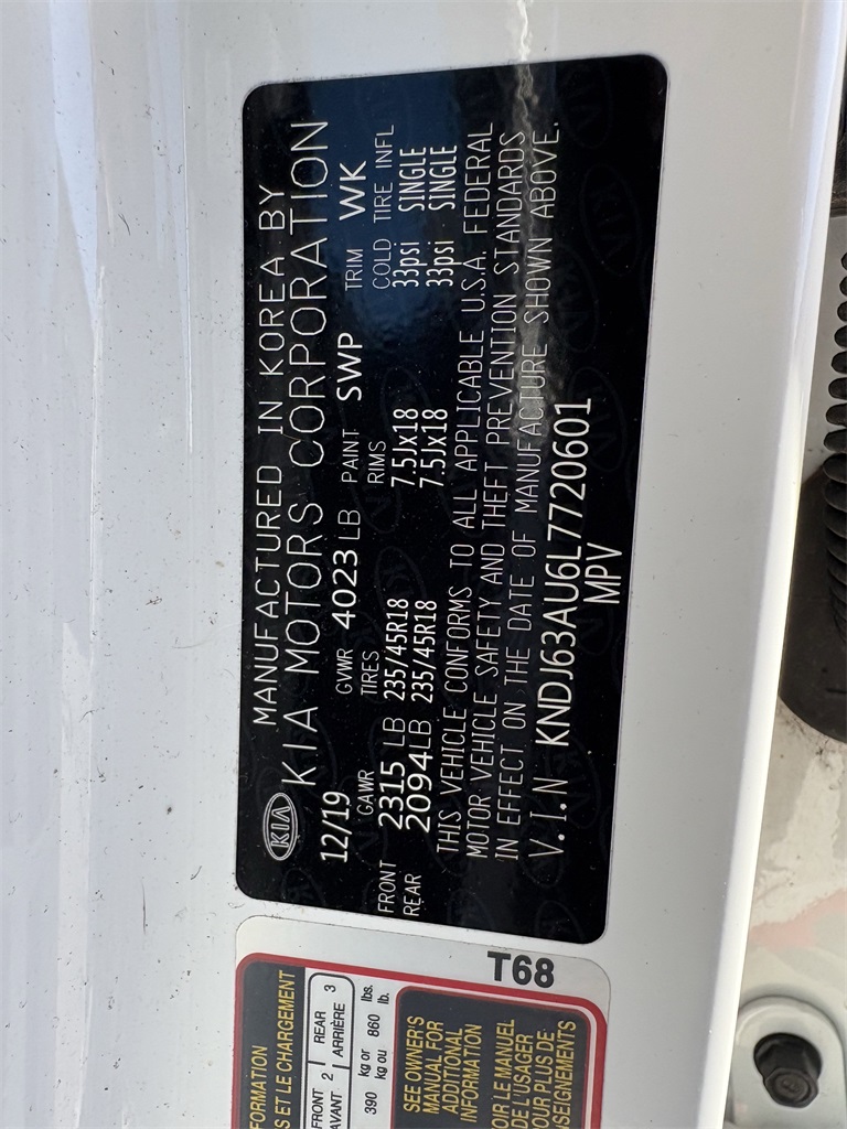 2020 Kia Soul GT-Line White at Baytown Hyundai