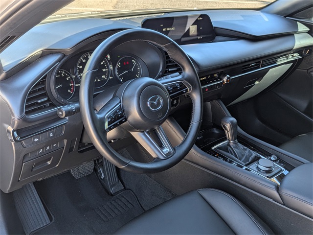 2025 Mazda Mazda3 2.5 S Preferred Package White at DeMontrond Mazda