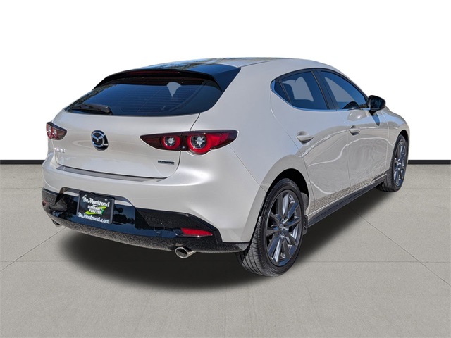 2025 Mazda Mazda3 2.5 S Preferred Package White at DeMontrond Mazda