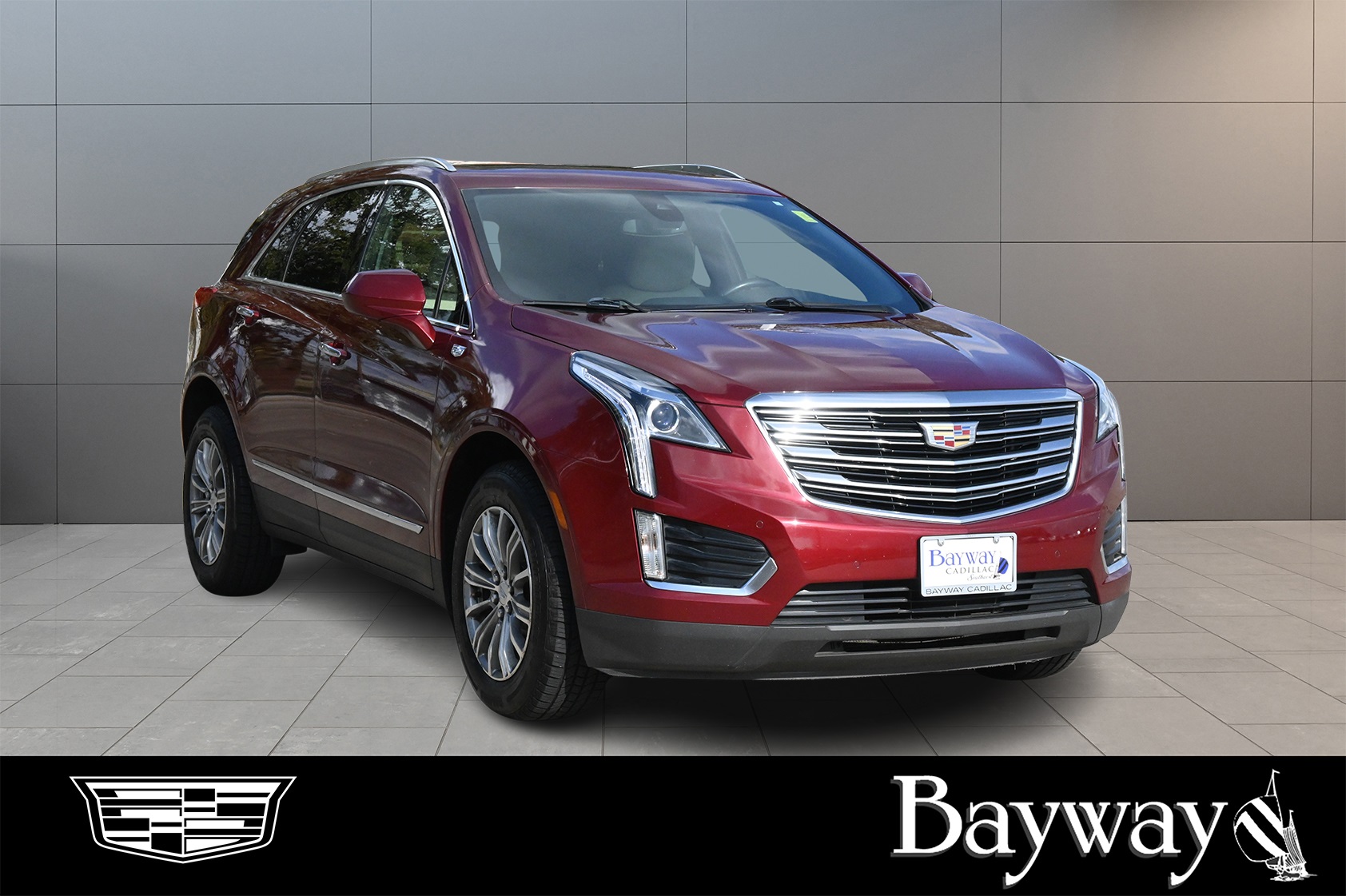 2017 Cadillac XT5 Luxury Red at Bayshore Chrysler Jeep Dodge Ram