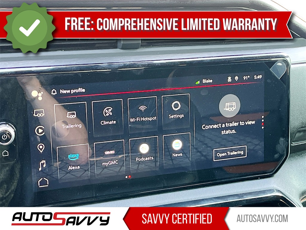 2024 GMC Sierra 1500 AT4 Black at Bayshore Chrysler Jeep Dodge Ram