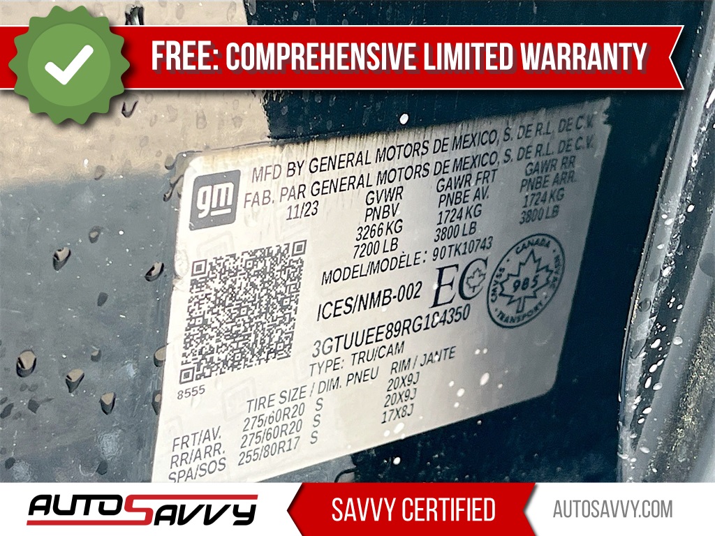 2024 GMC Sierra 1500 AT4 Black at Bayshore Chrysler Jeep Dodge Ram