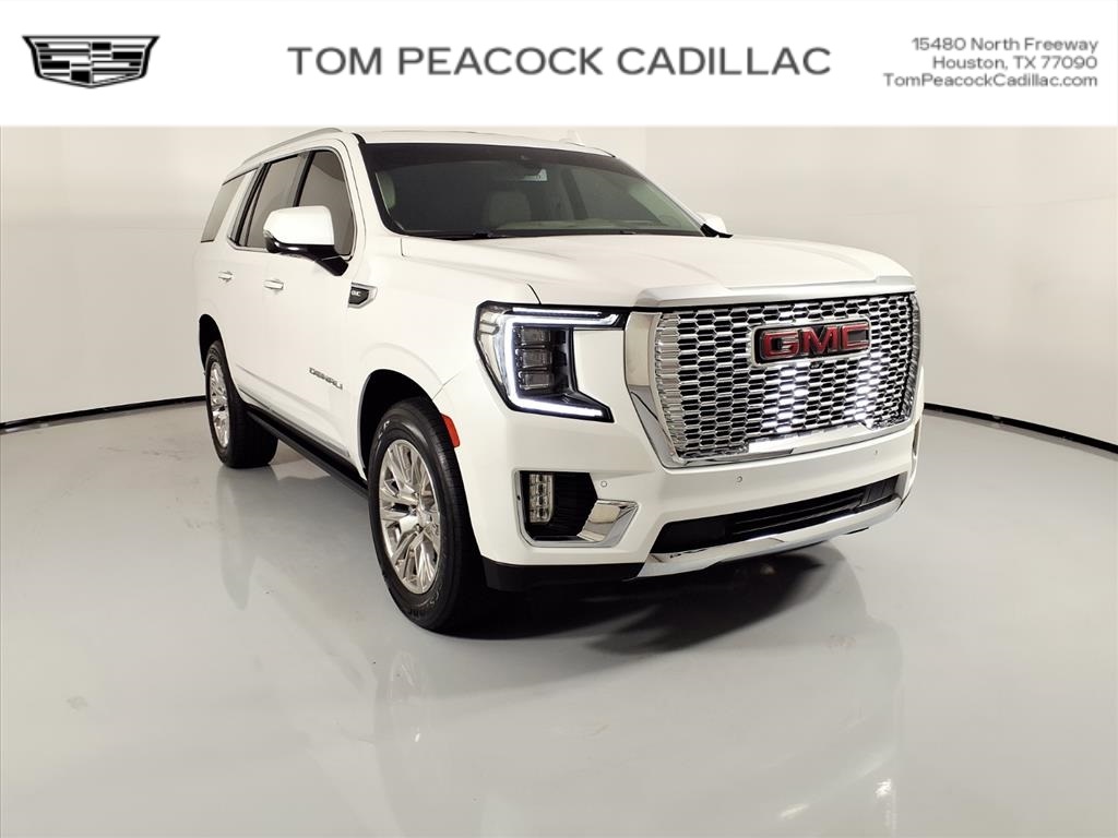 2021 GMC Yukon Denali White at Tom Peacock Cadillac