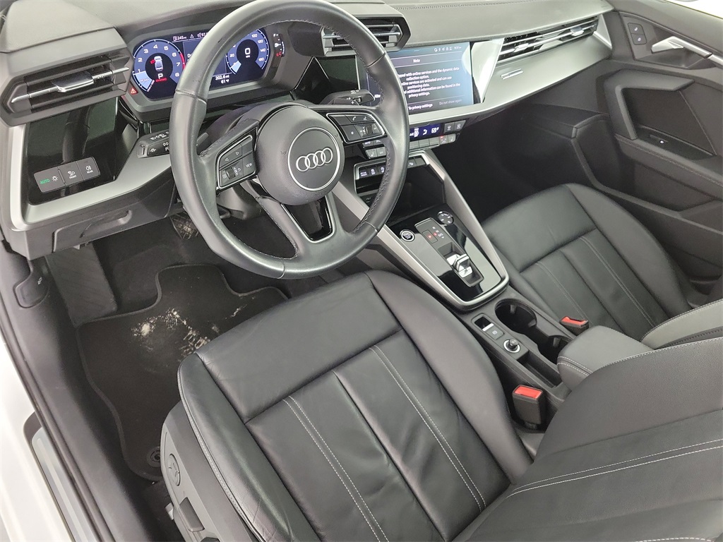 2023 Audi A3 40 Premium Plus White at North Houston Mitsubishi