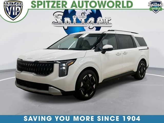 Snow White Pearl 2026 Kia Carnival Minivan Front-Wheel Drive 8-Speed Automatic