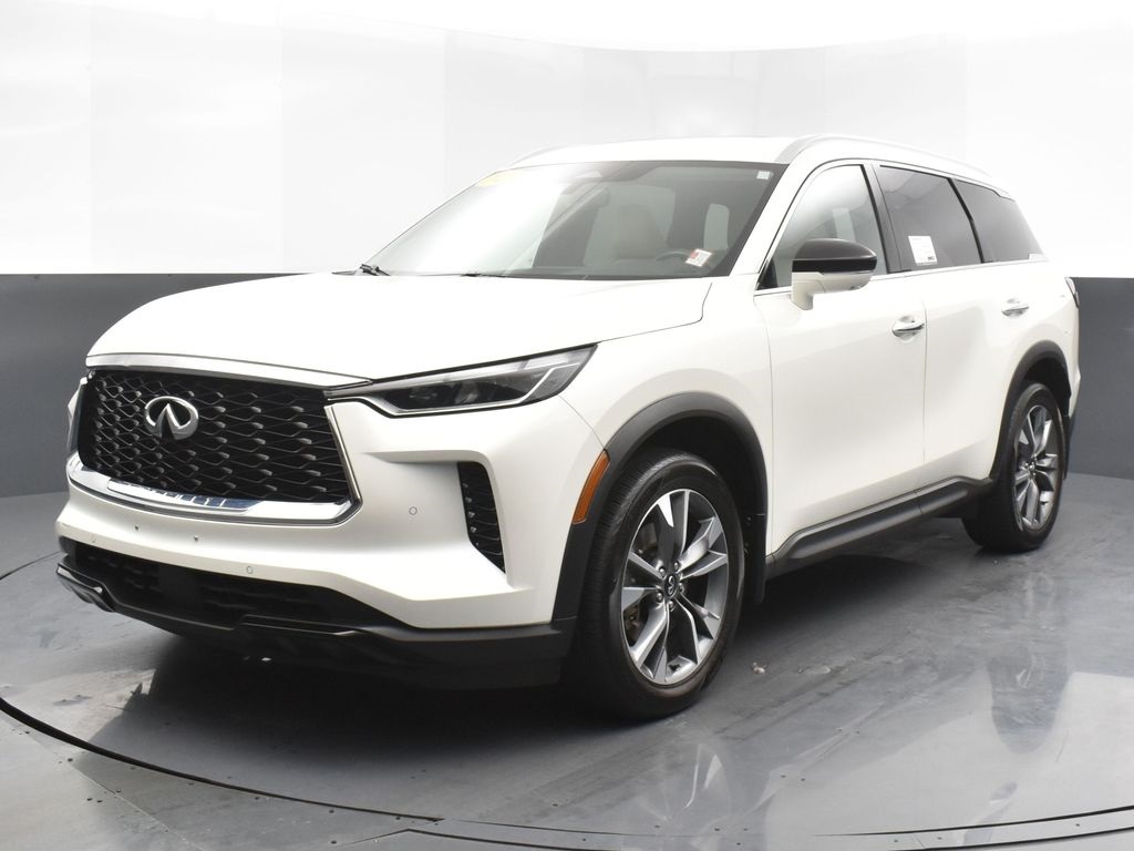 Certified 2023 INFINITI QX60 LUXE with VIN 5N1DL1FS8PC357938 for sale in Kansas City