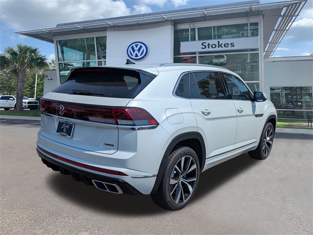 2026 Volkswagen Atlas Cross Sport 2.0T SEL Premium R-Line White at Stokes Volkswagen
