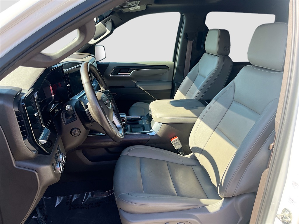 2023 GMC Sierra 1500 SLT White at AutoSavvy Houston Northwest