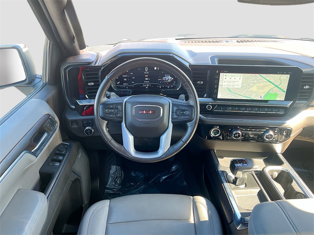 2023 GMC Sierra 1500 SLT White at AutoSavvy Houston Northwest