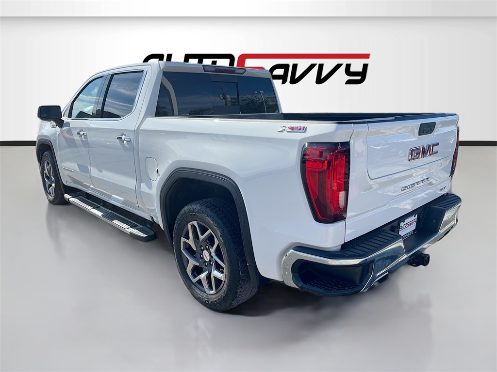2023 GMC Sierra 1500 SLT White at AutoSavvy Houston Northwest