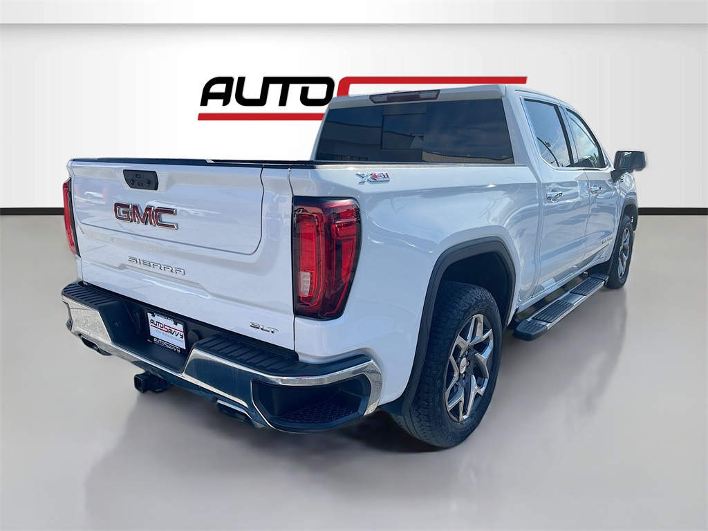 2023 GMC Sierra 1500 SLT White at AutoSavvy Houston Northwest