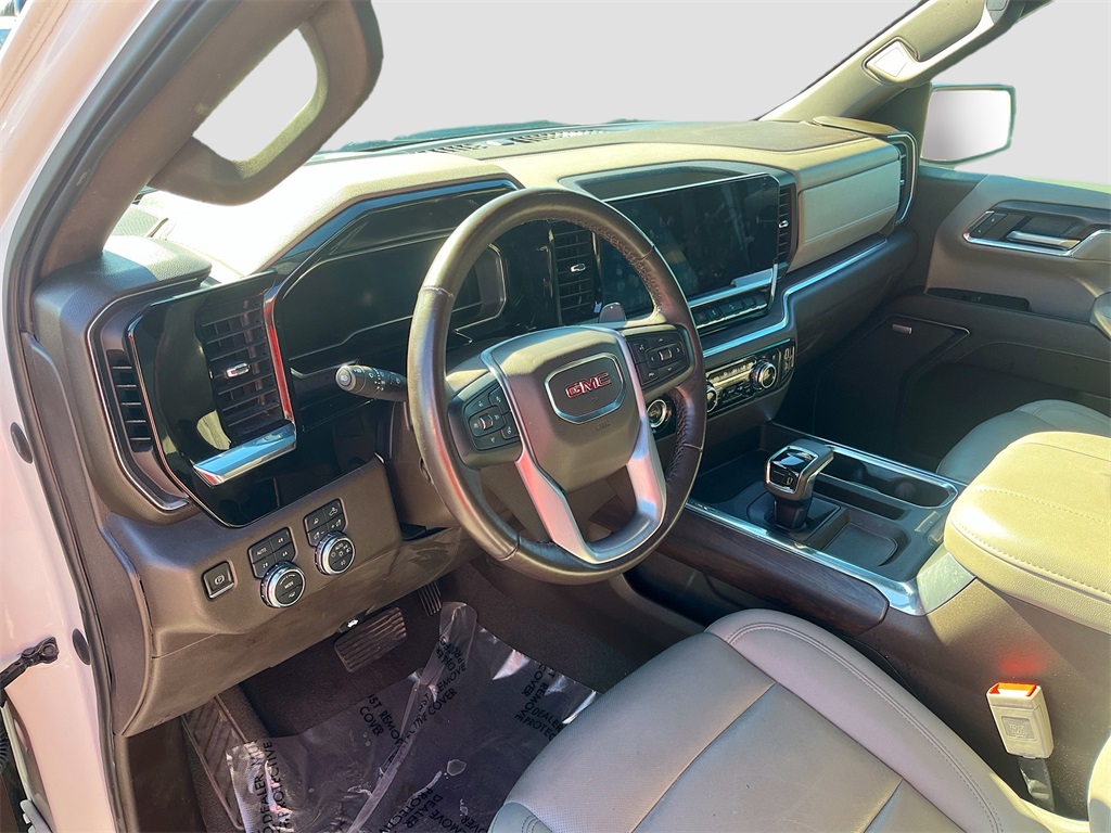 2023 GMC Sierra 1500 SLT White at AutoSavvy Houston Northwest