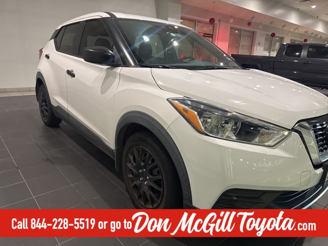 2020 Nissan Kicks S White at Community Kia