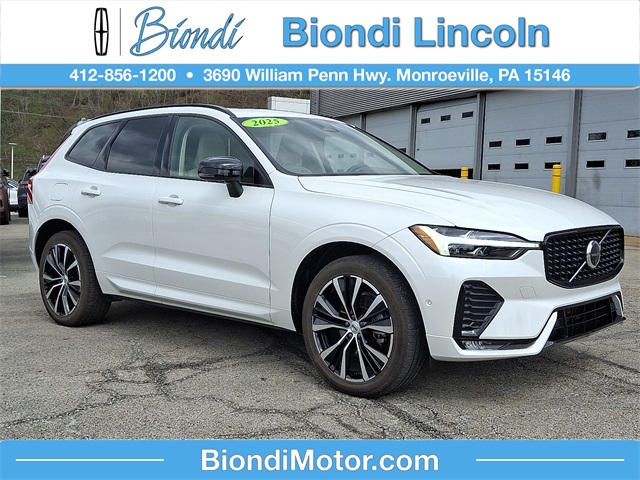 Crystal White 2025 Volvo XC60 B5 Plus Dark Theme AWD SUV / Crossover All-Wheel Drive Automatic