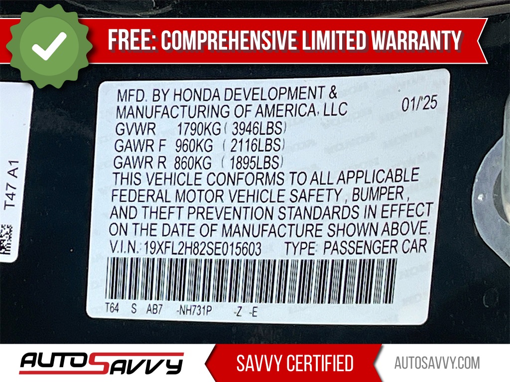 2025 Honda Civic Sport Black at Community Honda