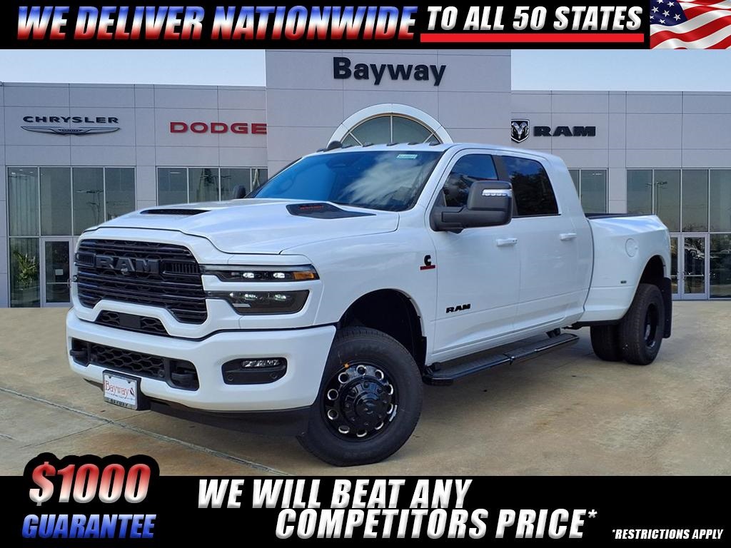 2026 Ram 3500 Laramie White at Texan Dodge Chrysler Jeep Ram
